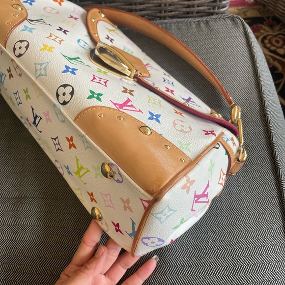 Authentic LOUIS VUITTON Monogram Multi-Color Beverly MM Shoulder Bag - Picture 7 of 17